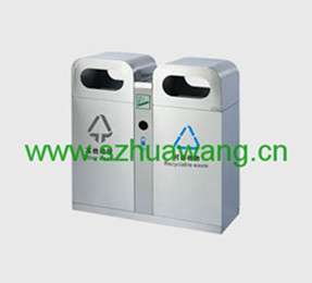 不（bú）鏽鋼垃圾桶E043