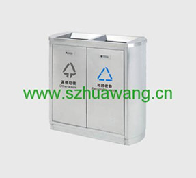 不鏽（xiù）鋼垃圾桶E044