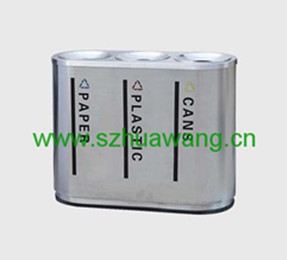 不（bú）鏽鋼垃圾桶E045