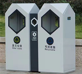 不鏽（xiù）鋼（gāng）垃圾桶（tǒng）E054