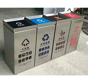 不鏽（xiù）鋼垃圾桶E058