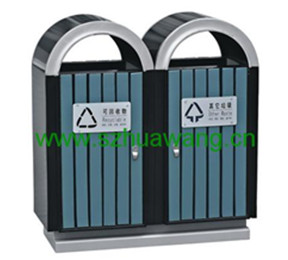 鋼木垃（lā）圾桶D043